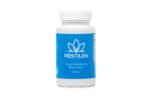 Restilen natural stress support supplement bottle